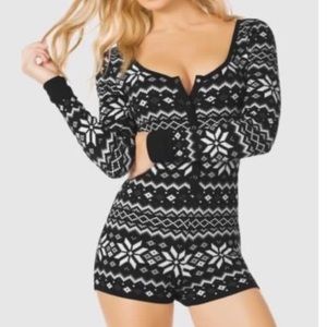 La Senza Fair Isle Thermal Romper